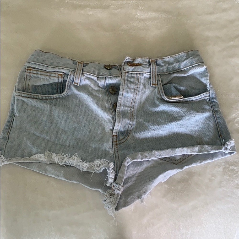 denim shorts